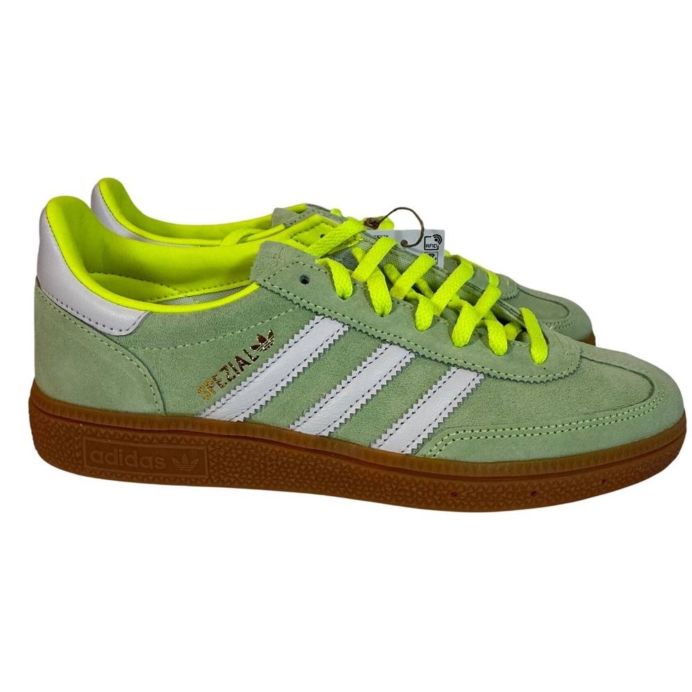 Adidas Handball Spezial Almost Lime Lucid Lemon Suede Sneakers 7.5